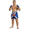 FIGHTERS - Pantaloncini Muay Thai / Bulls / Blu-Bianco