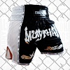 FIGHTERS - Thai Boxing Shorts / Elite Muay Thai / Black-White / XS