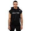 Venum - Felpa con cappuccio / Muay Thai VT / Senza maniche / Nero