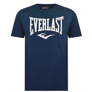 Everlast - T-Shirt / Geo Print / Blau / Large