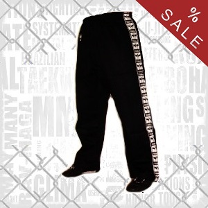 FIGHT-FIT - Baumwoll Hosen / Schwarz / 200 cm / XXL