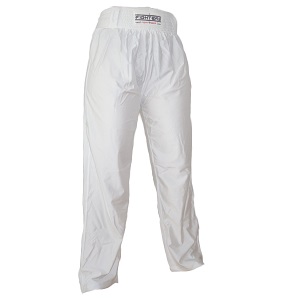 FIGHTERS - Kick-Boxing Pants / Lycra / White / Small
