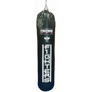 FIGHTERS - Boxing bag for Kids / Teenager / 100 cm / 15 kg/ black