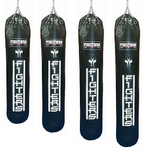 FIGHTERS - Sac de boxe / Performance / non rempli / 120 cm / noir