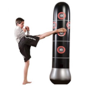 FIGHTERS - Aufblasbarer Standboxsack / Kids / Boxsack Target / 140 cm