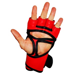 FIGHTERS - Guantes MMA / Elite / Rojo / Small