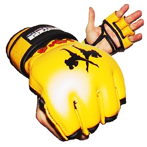 FIGHTERS - MMA Gloves / Elite / Yellow / XL