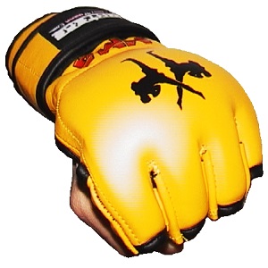 FIGHTERS - MMA Gloves / Elite / Yellow / Medium