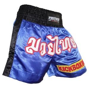 FIGHTERS - Pantalones Muay Thai / Kickboxing / Azul / Medium