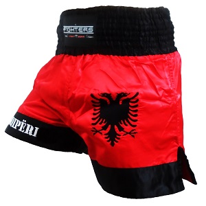 FIGHTERS - Pantaloncini Muay Thai / Albania-Shqipëri / Small