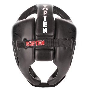 TOP TEN - Headguard Competition Fight / Black / Large