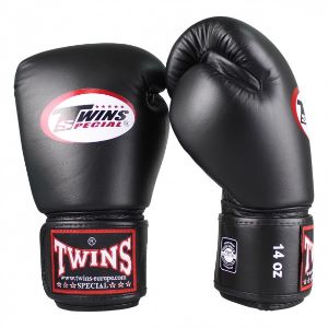 Twins - Boxing Gloves / BG-N / Black / 14 oz