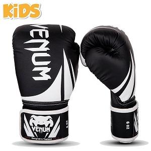 Venum - Guantoni da Boxe / Challenger 2.0 Kids / Nero-Bianco / 4 oz