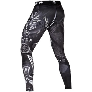 Venum - Pantalons de compression / Gladiator 3.0 / Noir-Blanc / XL