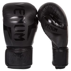 Venum - Boxing Gloves / Elite / Black-Matte / 16 oz